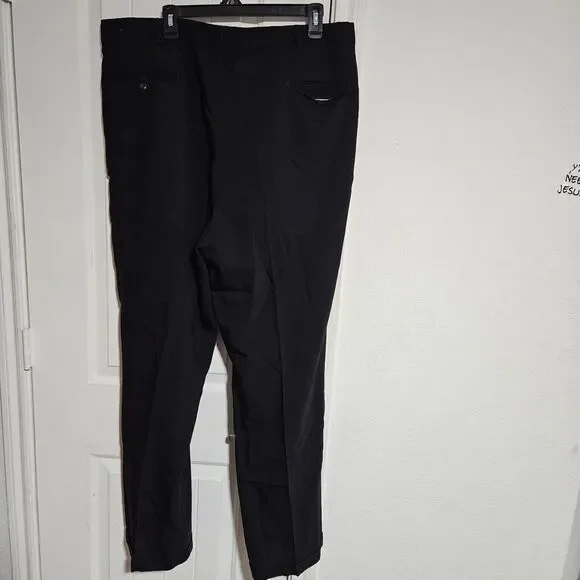 Vintage John Alexander Black‎ Pleated Dress Slacks - Picture 3 of 4